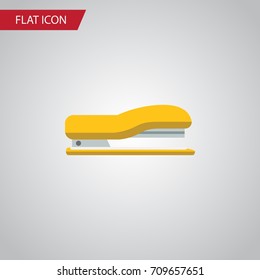 Isolated Stapler Flat Icon. Supplies Vector Element Can Be Used For Staple, Supplies, Tool Design Concept.