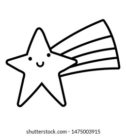 Isolated star cartoon vector design vector illustration