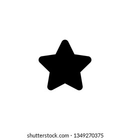 Isolated Star Favorite Icon Vector