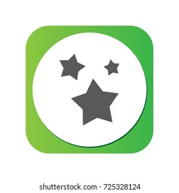 Isolated Star Icon Symbol On Clean Background. Vector Sparkle Element In Trendy Style.