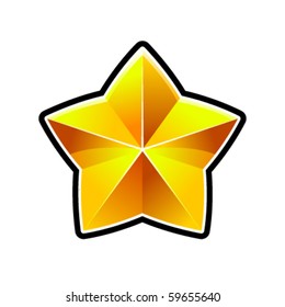 Isolated Star Illustration