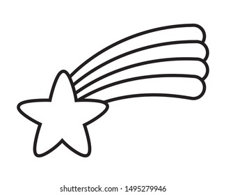 Isolated star shape design vector illustration