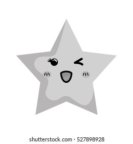 Isolated star symbol icon vector illustration graphic design