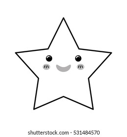 Isolated star symbol icon vector illustration graphic design
