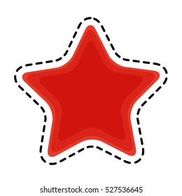 Isolated starfish design