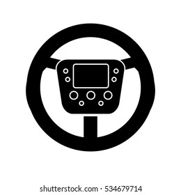 Isolated steering wheel design