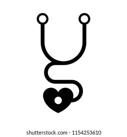 Isolated stethoscope icon