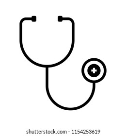 Isolated stethoscope icon