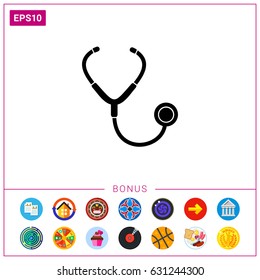 Isolated Stethoscope Icon