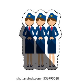 Isolated stewardess design