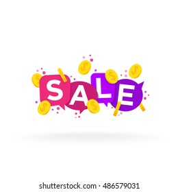 Isolated sticker, labels, emblem Sale