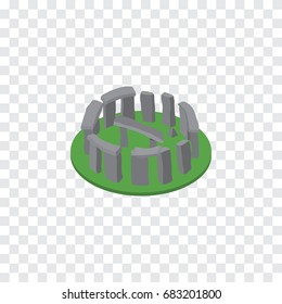 Isolated Stonehenge Isometric. England Vector Element Can Be Used For Stonehenge, England, Historic Design Concept.