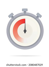 Isolated stopwatch icon. vector illustration