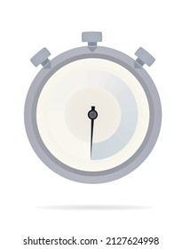 Isolated stopwatch icon. vector illustration