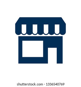 Isolated store icon symbol on clean background. Vector market element in trendy style.
