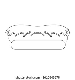 Isolated straw cradle image. Manger - Vector illustration design