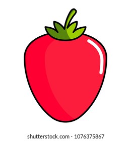 Isolated strawberry icon