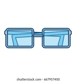 isolated study glasses