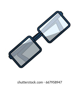 isolated study glasses
