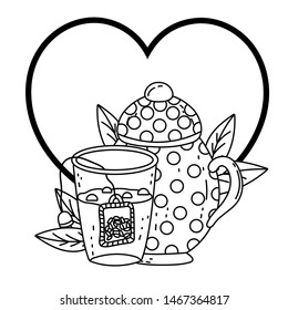 Isolated sugar bowl design vector illustration
