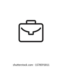 Isolated Suit Case Vector Icon, Flat Icon, Finance, Banking icon, Pictogram