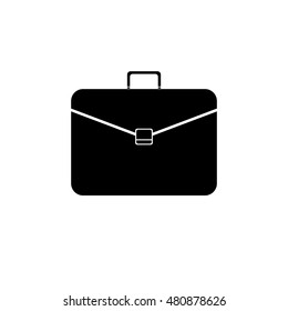 Isolated suitcase icon on a white background, Vector illustration
