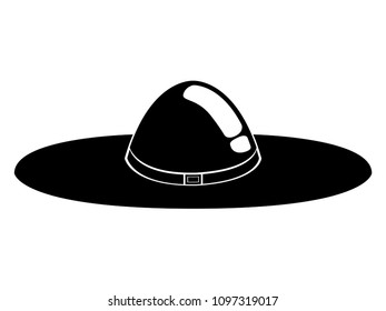 Isolated summer hat icon