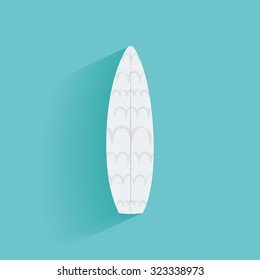 Isolated summer icon on a blue background