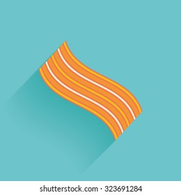 Isolated summer icon on a blue background