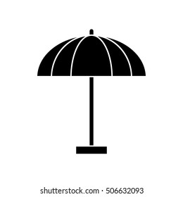 Isolated summer umbrella design