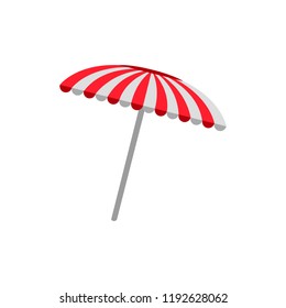 Isolated summer umbrella icon. Vector illustration design