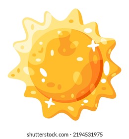 Isolación de ilustraciones vectoriales solares brillantes