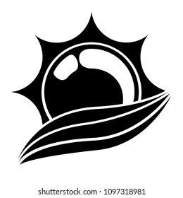 Isolated sun icon