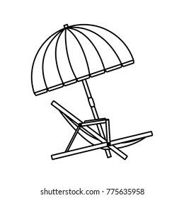 Isolated sunchair design