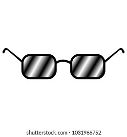 Isolated sunglasses icon
