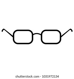 Isolated sunglasses icon