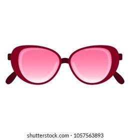 Isolated sunglasses icon