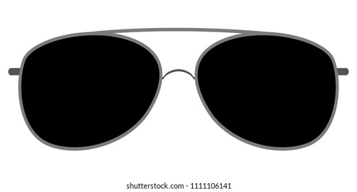 Isolated sunglasses icon