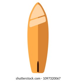 Isolated surfboard icon