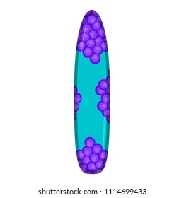 Isolated surfboard icon