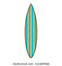 Isolated surfboard icon