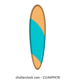 Isolated surfboard icon