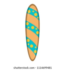 Isolated surfboard icon