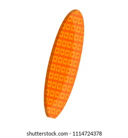 Isolated surfboard icon
