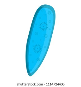Isolated surfboard icon