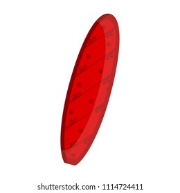 Isolated surfboard icon