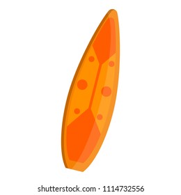 Isolated surfboard icon