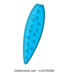 Isolated surfboard icon