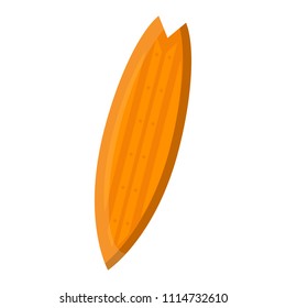 Isolated surfboard icon