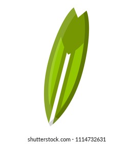 Isolated surfboard icon